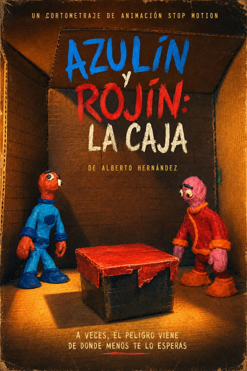 Azulín y Rojín: la caja